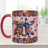 French Bulldog Couple - Personalized French Bulldog Accent Mug