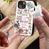 Just A Girl Who Loves Sewing - Personalized Sewing Full Print Phone Case