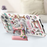Just A Girl Who Loves Sewing - Personalized Sewing Full Print Phone Case