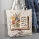 Custom Any Photo - Personalized Book Quilted Tote Bag
