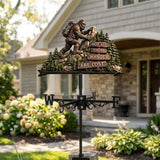 Not All Those Who Wander Are Lost - Personalized Hiking Weather Vane