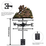 Not All Those Who Wander Are Lost - Personalized Hiking Weather Vane