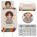 Colored Pencils - Personalized Kid Nap Mat