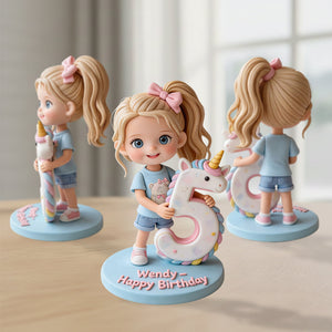 Any Photo Birthday Gift For Kids - Personalized Birthday Premium 3D Figurine