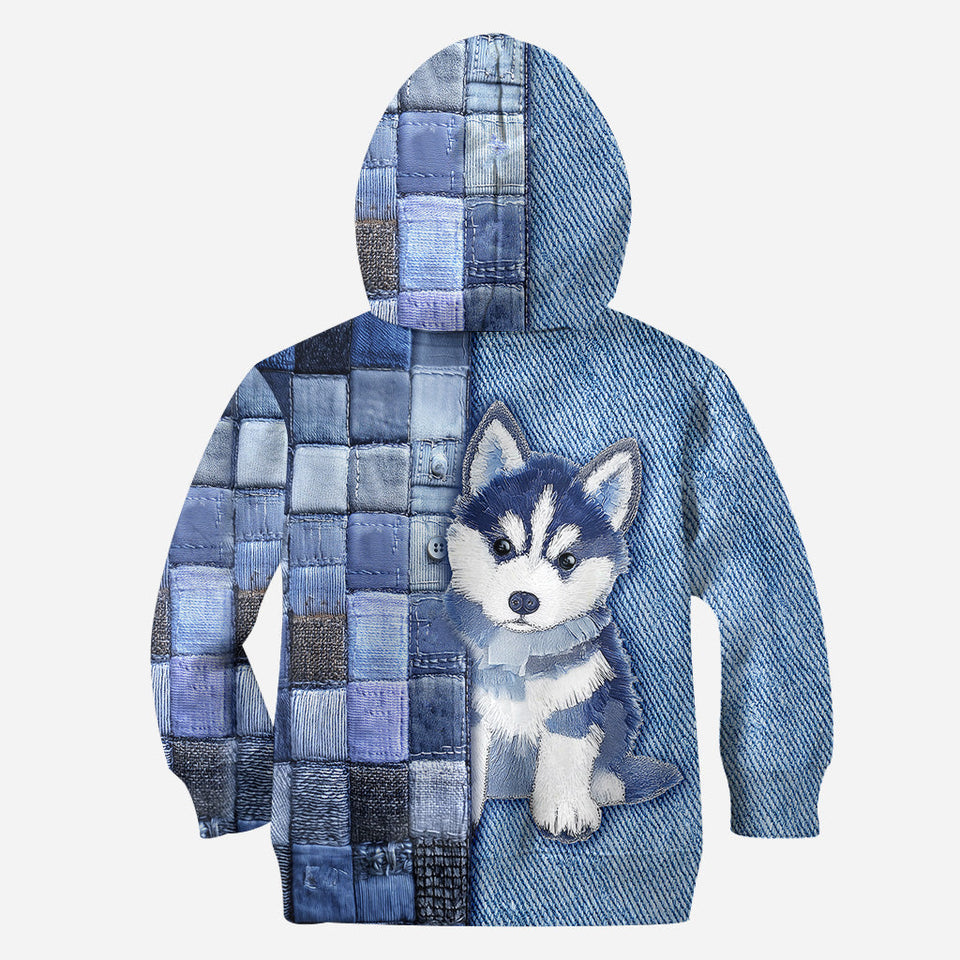 Love Siberian Husky - Personalized Dog All Over Shirt