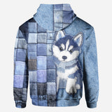 Love Siberian Husky - Personalized Dog All Over Shirt