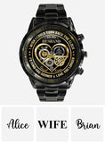 I Love You - Personalized Couple Hand Watch