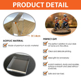 Dirt Bike Dad And Kid - Personalized Dirt Bike Custom Shaped Acrylic Plaque