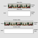 All Hearts Come Home For Christmas - Personalized Family Table Runner