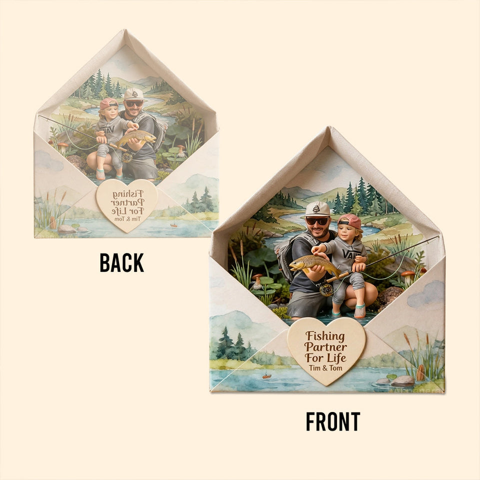 A Letter Of Me To You - Personalized Family Custom Shaped Acrylic Plaque