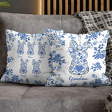 Grandma's Peeps - Personalized Grandma Throw Pillow