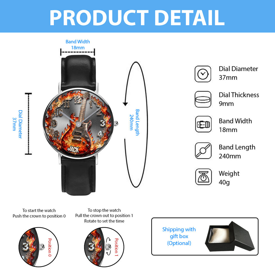 I'm A Guitarist - Personalized Guitar Hand Watch