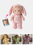 Any Photo Nana's Peeps Gift For Mom, Grandma - Personalized Grandma Premium Faux Fur Pillow