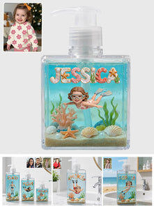 Funny Gift, Swim In The Bottle - Personalized Kid Pump Dispenser