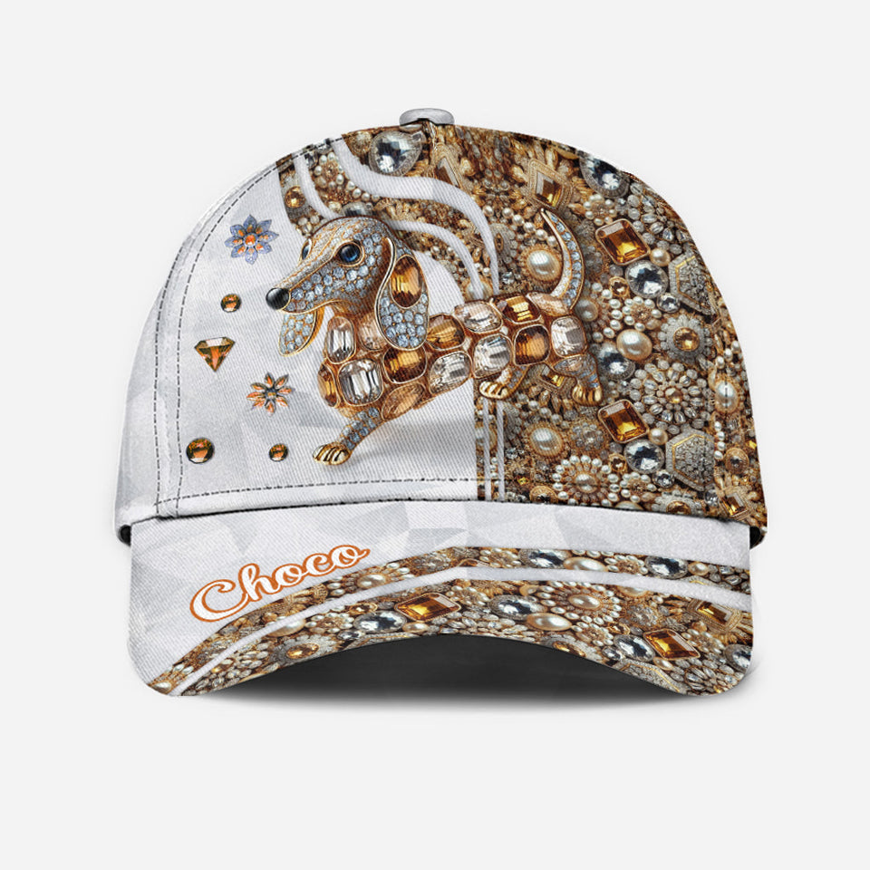 Love Dachshund - Personalized Dog Classic Cap