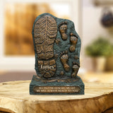 We Will Always Reach For You - Personalized Father Custom Shaped Acrylic Plaque