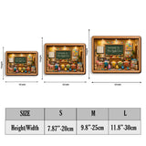 Back To School - Personalized Teacher Wooden Light Shadow Box