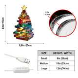 Book Tree - Personalized Book Acrylic LED Night Light