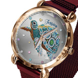 Beautiful Turtle - Personalized Turtle Women Hand Watch