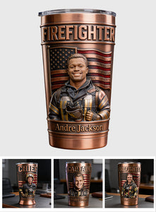 First In, Last Out - Personalized Firefighter Tumbler