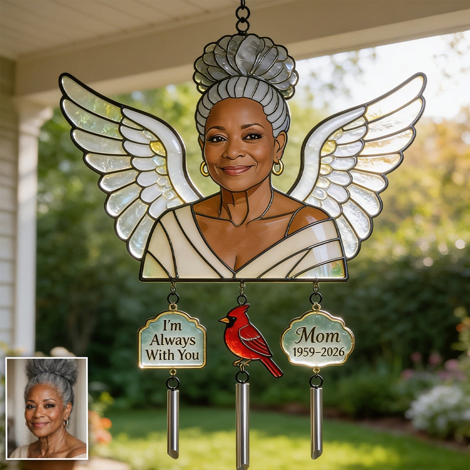 In Loving Memory - Personalized Memorial Wind Chime With Charm