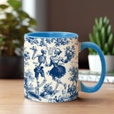 Til Death Do Us Part Aloha Skeleton - Personalized Couple Accent Mug