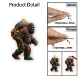 Sasquatch Holiday Spirit - Personalized Hiking Ornament