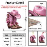 Cowgirl Boots - Personalized Cowgirl Ornament