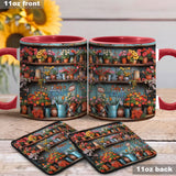 Gardening Is My Therapy - Personalized Gardening Accent Mug
