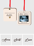 Pregnant Announcement - Personalized Pregnancy Flip Ornament