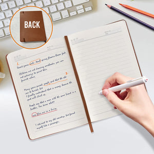 Love Highland Cows - Personalized Highland Cow Leather Journal