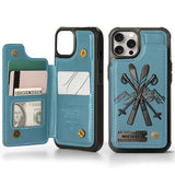 Love Skiing - Personalized Skiing Wallet Phone Case