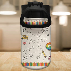 Back To School - Personalized Kid Kids Water Bottle