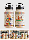 Back To School - Personalized Kid Kids Water Bottle