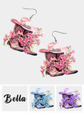 Cowgirl Boots - Personalized Cowgirl Earrings