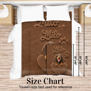 Heart Hugging Pet - Personalized Dog Blanket