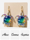Beautiful Turtle - Personalized Turtle Earrings