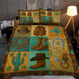 Cowgirl Wildlife - Personalized Cowgirl Bedding Set