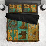 Cowgirl Wildlife - Personalized Cowgirl Bedding Set