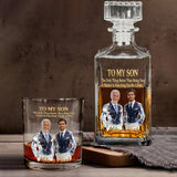 Cool Gift For Dad, Father's Day Gift - Personalized Father Whiskey Glass