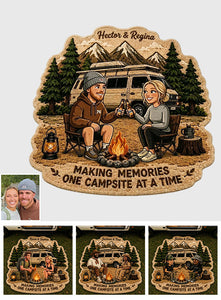Making Memories One Campsite At A Time - Personalized Camping Non-Slip Tufted Rug