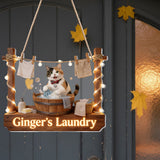 Laundry Boss - Personalized Cat LED Light Acrylic Sign