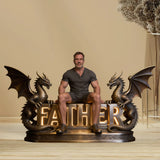 Custom Any Photo - Personalized Dragon Custom Shaped Acrylic Plaque