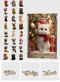 Love Cat - Personalized Cat Advent Calendar With Ornaments