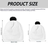 Cute Reindeer - Personalized Kid Knitted Beanie Hat and Scarf Set