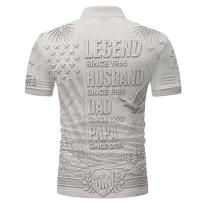 Legend - Personalized Father Polo Shirt