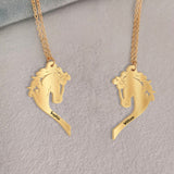 You And Me We Got This - Personalized Horse Matching Pendant Necklace