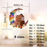 Mother Gift Idea, Family Gift - Personalized Mother Window Hanging Suncatcher Ornament