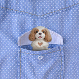 Love Dogs - Personalized Dog Cloth Tote Bag & Plush Brooch