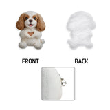Love Dogs - Personalized Dog Cloth Tote Bag & Plush Brooch